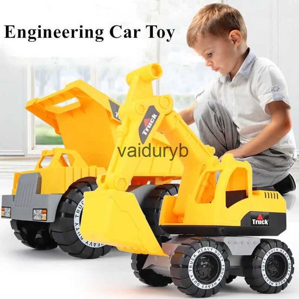 Kits de construction de modèles 1 pièces bébé classique Simulation ingénierie voiture jouet pelle modèle tracteur jouet camion à benne basculante modèle jouet véhicules Mini cadeau pour Boyvaiduryb