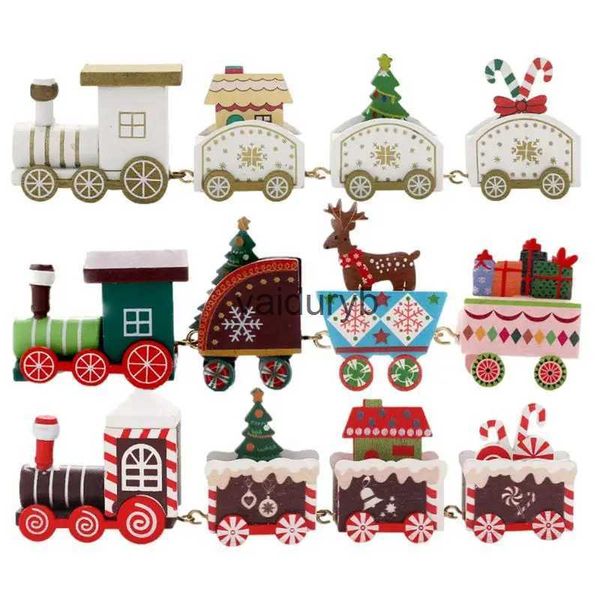 Kits de construcción de modelos 2022 Adornos de trenes navideños Adornos de trenes de celebridades netos 2022 Feliz decoración navideña para el hogar Regalos de Navidad para niños vaiduryb