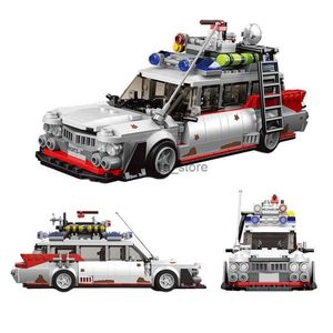 Kits de construcción de modelos City Technical Super Speed Racing Car Model Building Blocks MOC Mini Movie Vehicle Assembly Bricks DIY Toys for Kids GiftsL231216