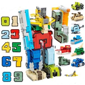 Model Building Kits Mini Build Block Transformer Toy Number Deformater Robot 71043 Cartoon Animal For Children Devastator Lepin Drop Dhooa