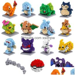 Kits de construction de modèles Mini animal de compagnie elfe bloc rêve dessin animé enfants assemblage jouet petite particule cadeau livraison directe jouets cadeaux blocs Ot31A