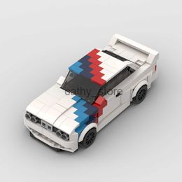 Model Building Kits MOC Technische M3 E30 racing sportwagen Voertuig Snelheid Kampioen Racer Bouwstenen Baksteen Creatieve Garage Speelgoed voor Jongens x0705