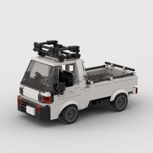 Modelbouwsets Nieuwe MOC City Racing Pick-up truck Hondaed ACTY Bricks Snelheidsspeelgoed Kampioenen Auto Bouwstenen Voertuig Bricks Onderwijs Kinderen Speelgoed x0705