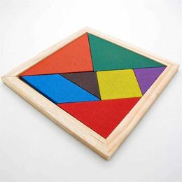 Model bouwkits groothandel kinderen mentale ontwikkeling tangram houten puzzel puzzel educatief speelgoed voor kinderen