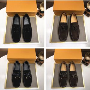 Modèle Designer Hommes Mocassins Chaussures De Mariage De Luxe En Cuir De Vachette Luxueuse Chaussures Adulte Noir Marron Conduite Mocassin Doux Mocassins Antidérapants Chaussure De Haute Qualité Taille 38-46