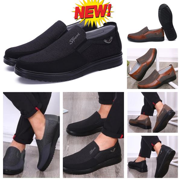 Modelo Diseñador formal GAI Deporte Zapato de vestir Hombre Negro Marrón Puntas de zapato Punta redonda Fiesta Banquete Traje Hombre Negocios Talón Diseñador Zapato EUR 38-50 Clásicos suaves