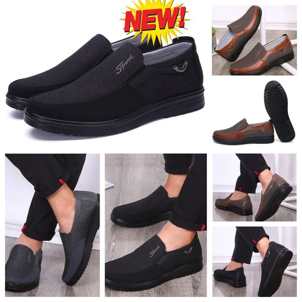 Modelo Diseñador formal GAI Zapato de vestir deportivo Hombre Negro Marrón Puntas de zapato Punta redonda Traje de banquete de fiesta Zapato de diseñador de tacón de negocios para hombre EUR 38-50 Clásicos suaves