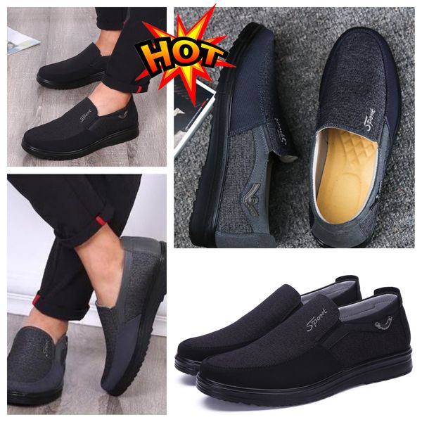 Modelo Diseñadores formales GAI Hombre Zapato negro Punta del dedo del pie traje de banquete para hombre Diseñadores de tacones de negocios Zapato transpirable minimalista EUR 38-50 suaves