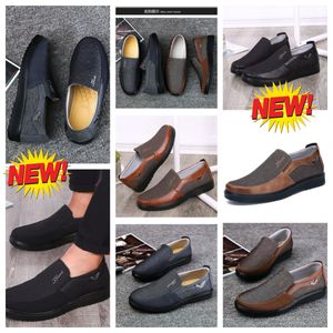 Modèle Designers formels Gai Man Shoes Black Points Toe Party Banquets Suit Mens Business Talon Designers Bustable Chaussures 38-50 EUR Soft