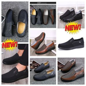 Modèle Designers formels Gai Man Black Shoes Points Toes Banquets Banquets Suit Mens Business Talon Designers Breathable Shoe 38-50 Soft