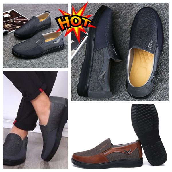 Modelo Diseñadores formales GAI Hombre Zapatos negros Punta del dedo del pie trajes de banquete para fiesta Diseñadores de tacones de negocios Zapato transpirable minimalista EUR 38-50 suave