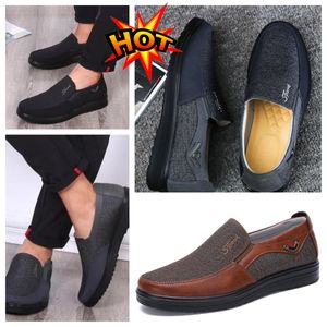 Modelo de diseñadores formales Gai Man Blacks Puntos de zapato Toe Traje de banquete para hombres Diseñador de tacón Minimalista Minimalista zapato EUR 38-50 Soft