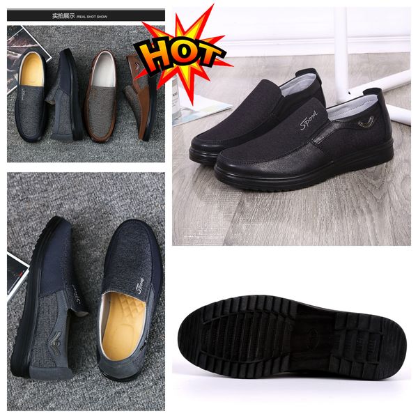 Modelo Formales Diseñador GAI Mans Zapatos negros Puntos Puntas Trajes de banquete para fiesta Diseñadores de tacones de negocios Zapatos minimalistas transpirables EUR 38-50 suaves