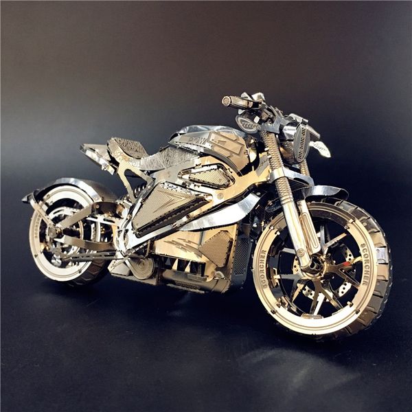 Modèle Nanyuan 3D Metal Puzzle Vengeance Moto Collection Puzzle 1:16 L DIY 3D Laser Cut Model Puzzle Jouets pour adulte