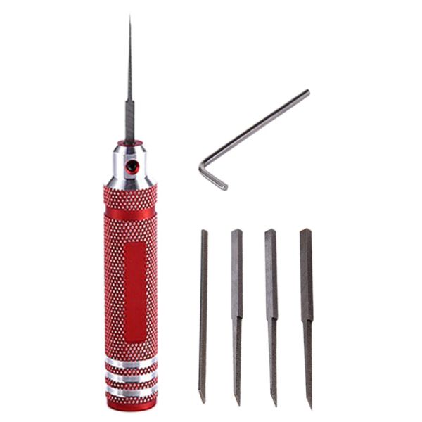 Modèle de panneau de panneau de panneau Scriber Resin Scribe Scribe Line Coupure outil Modèle de modèle avec 7 lames 0,1-2,0 mm pour la découpe de coupe