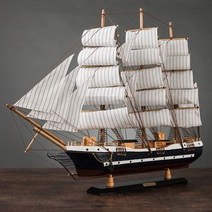 Model Set Geassembleerd 80cm Grote Houten Zeilboot Model Ambachtelijke Speelgoed Zeilboot 3D Schip Mediterrane home decor Slang Cadeau aan vriend 230625