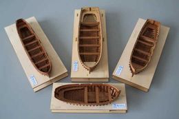 Modelset Elektrische/RC Boats Lifeboat Wooden Model Kit Adult Model HOUTEN BOOT 3D LASER KUNT KINDEREN ONDERWIJS TOETE TOY MONTAGE BOOT MODEL KIT S2452196