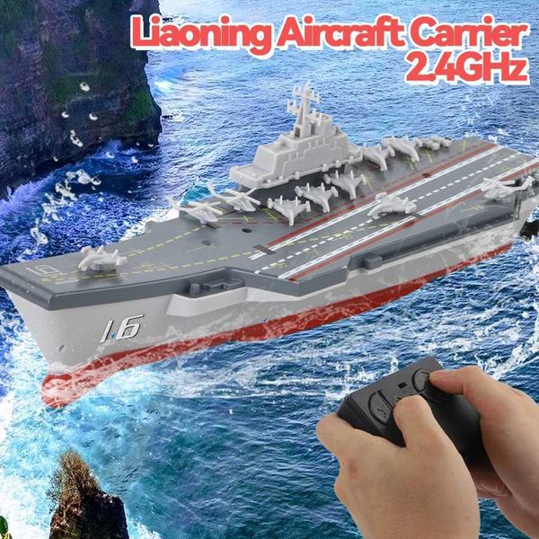 Modèle Set RC Boat mini jouet de porte-avions adapté aux garçons électriques de navires de guerre à télécommande