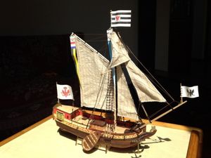 Ensemble de modèles à l'échelle 180 le modèle en bois du yacht royal néerlandais pièces de mise à niveau en laiton ancre en alliage 230625