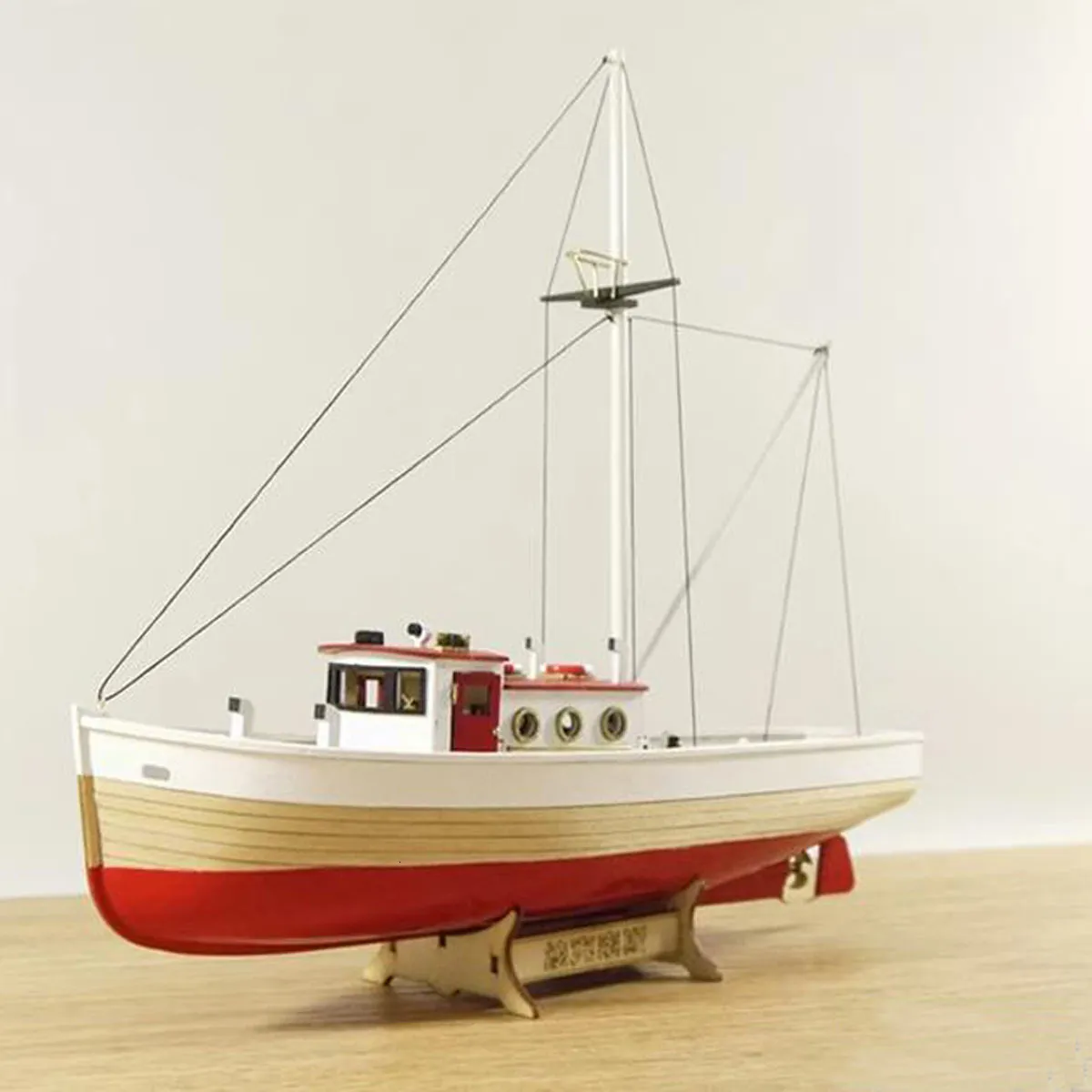 Kit de modèle de bateau en bois chinois Qilin, Kit de modèle de navire
