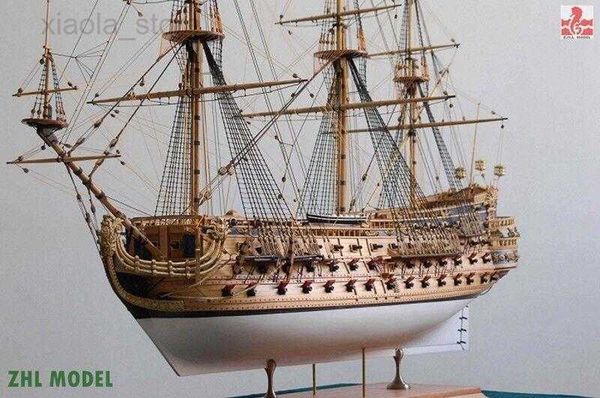 Ensemble de maquettes de bateaux en bois yuanqing San Felipe 1690, échelle 1/50 47 pouces, HKD230706, meilleure qualité