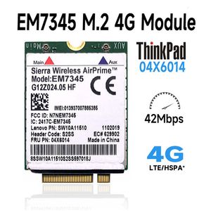 Modems EM7345 4G LTE / HSPA Mobile Haut Débit 4G CARTE Module WWAN 04X6014 pour Lenovo Thinkpad T440 W540 T440P X240 L540 X250 230725