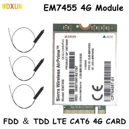 Modems WWAN EM7455 LTE 4G NGFF MODULE FDD/TDD LTE 4G CAT6 GOBI6000 voor laptop 300 Mbps