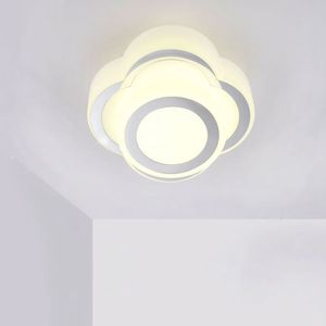 Moderne 12 W LED Couloir Plafond Lampe Porche Couloir Petite Taille Blanc Chambre Plafonnier Balcon Acrylique Creative Veilleuses