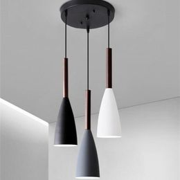 Moderne 3 hanglampen Nordic Minimalistische Hangers Lampen over Eettafel Keuken Island Opknoping Lamp Dinings Kamerverlichting E27
