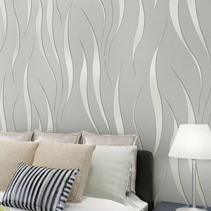 Rouleau de papier peint géométrique abstrait 3D moderne, pour chambre à coucher, salon, décoration de la maison, papier peint Emed 1 Y200103284w