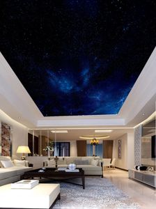 Papier peint 3D 3D moderne ciel bleu Sky Sky Wall papiers maison décor intérieur de salon salle de séjour plafond mural papier peint