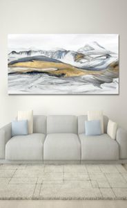 Modern Abstract Landschap Olieverf Chinese Bergen Posters Prints Decoratieve Wall Art Foto Woonkamer Slaapkamer Thuis De6334595