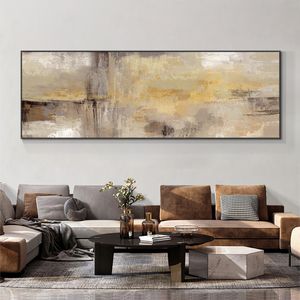 Moderne abstrait peinture à l'huile affiche et impression paysage mur Art Design Original toile peinture photo pour salon décor