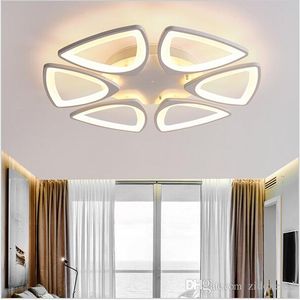Plafonniers LED acryliques modernes lustres de plafond à LED réglables pour salon chambre luminarias para sala éclairage intérieur