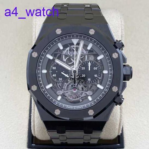 Regarder Royal Oak Series Royal Oak All Black Ceramic 26343ce Tourbillon Cremplies en édition limitée