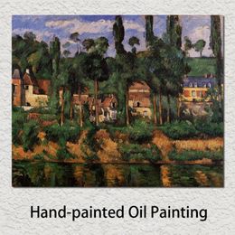 Moderne Kunst Chateau Du Medan Paul Cezanne Olieverfschilderijen Reproductie Hoge Kwaliteit Handgeschilderde voor el Hall Muur Decor293N