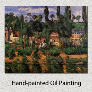 Modern Art Chateau du Medan Paul Cezanne Oil Paintings Reproductie Hoog Kwaliteit Hand geschilderd voor El Hall Wall Decor241s