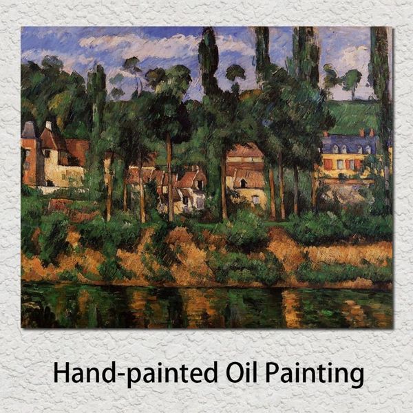 Arte moderno Chateau Du Medan Paul Cezanne Reproducción de pinturas al óleo de alta calidad pintadas a mano para el Hall Wall Decor286T