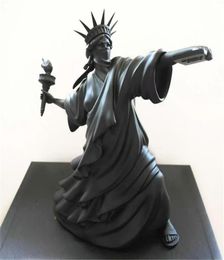 Statue d'art moderne de la liberté Torche Torche Black Color Riot of Liberty London Art Fair Resin Sculpture Home Decor Creative Gift7616408