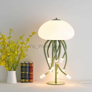 Moderne kunst Warm Led Jellyfish Licht afstandsbediening LED LED Kroonluchter Hanglamp voor eetkamer slaapkamer decoratietafel licht HKD230808