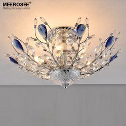 Moderne beau design plafonnier cristal Lustres lampe pour salon chambre cristal lustre lumière maison luminaire
