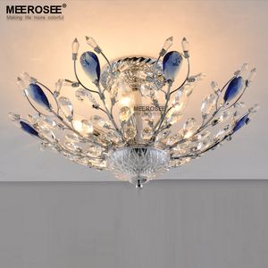 Moderne Mooie Ontwerp Plafondlamp Crystal Lustres Lamp voor Woonkamer Slaapkamer Crystal Kroonluchter Lichte Thuis Verlichtingsarmatuur