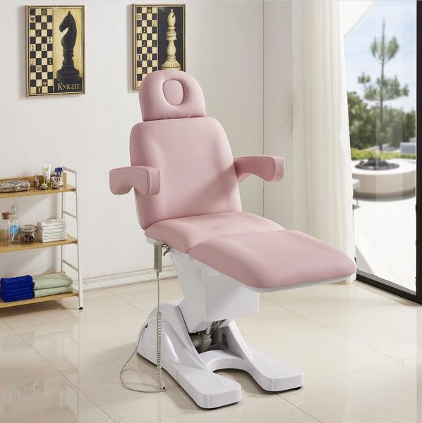 Lit de Massage pour Salon de beauté moderne, Table de Massage rose ou bleue, lit de Spa cosmétique électrique