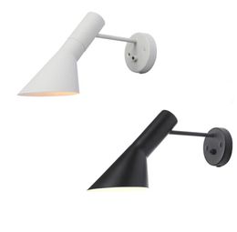 Moderne noir blanc Art créatif Arne Jacobsen mur LED lampe haut bas luminaire Poulsen WA1063816052