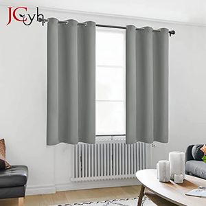 Rideau court moderne pour chambre à coucher fenêtre de salon rideaux thermiques aveugles drapés cortina opacas home shading 240426