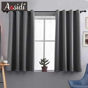 Moderne black -out korte gordijnen voor woonkamer keuken erker gordijn gordijn slaapkamer readym cortinas blinds rideaux decor 240429