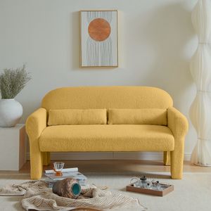 Moderne boucle loveseat voor woonkamer