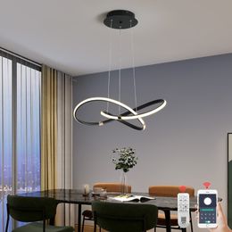 Moderne kroonluchters voor dineren woonkamer chroom vergulde goudstudie slaapkamer hanglamp licht indoor hangend licht huis Alex Control