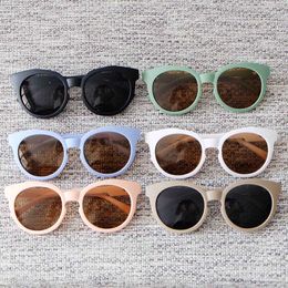 Moderne kinderen fabriek brillenkinderen maat mode ronde kattenogen zonnebril