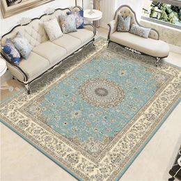 Alfombra persa china moderna para sala de estar, decoración sencilla para dormitorio, alfombra grande para puerta del porche, baño antideslizante absorbente 240223